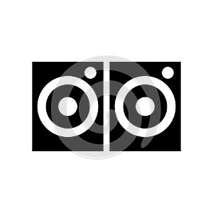 Soundsystem  icon or logo isolated sign symbol vector illustration