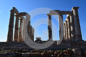 Sounion the ancient Greek temple of Poseidon