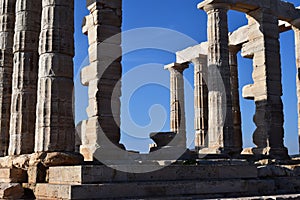 Sounion the ancient Greek temple of Poseidon