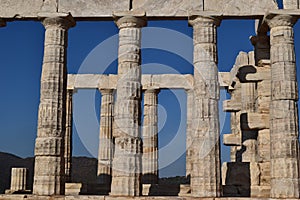 Sounion the ancient Greek temple of Poseidon