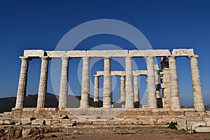 Sounion the ancient Greek temple of Poseidon