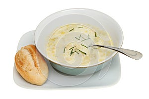 Soup and bread