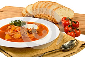 Soup with bread