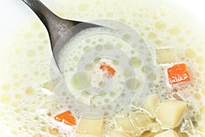 Soup closeup