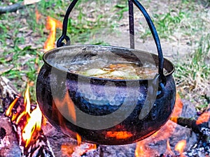Kettle on the fire