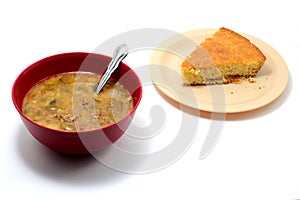 Soup and Cornbread