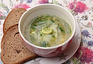 Soup of cucumber