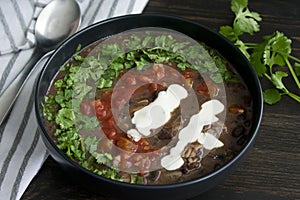 Pork and Black Bean Soup