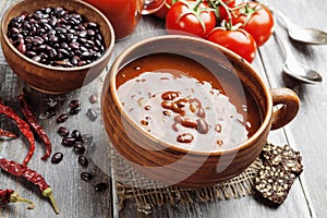 Soup with red bean