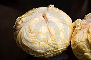 Sour cabbage on a table