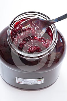 Sour cherry jam