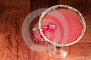 Sour cherry martini