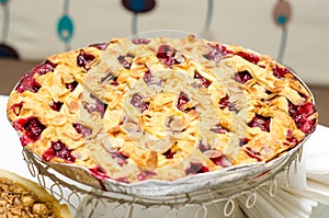 Sour cherry pie