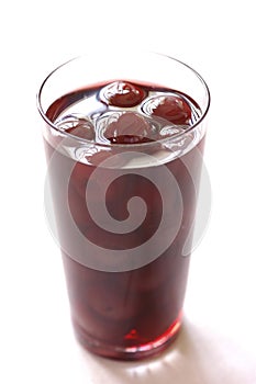 Sour griotte chrries in Eau-de-vie