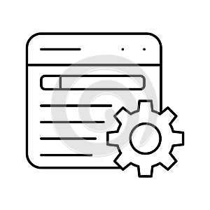 source code Isolated Vector icon which can easily modify or edit