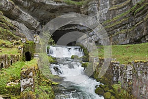 Source de la Loue, river Doubs, Ouhans, Jura