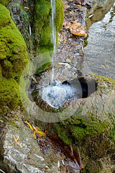Source of drinking water in the city park