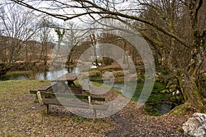 Source of Krupa river in Krupa na Vrbasu