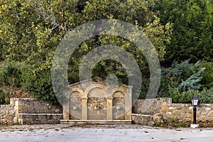 Source in the mountain village Peloponnesus, Greece