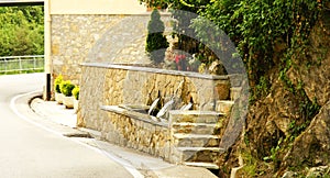 Source of three pipes