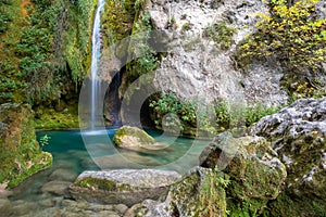 Source of Urederra river, Navarre, Spain