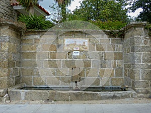 source of water in the Portuguese mediaval area of â€‹â€‹Linhares da Beira, Celorico da Beira municipality