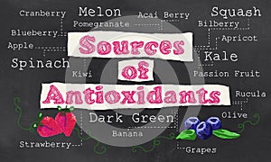 Sources of Antioxidants