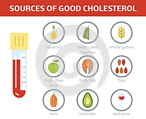 Sources of good cholesterol
