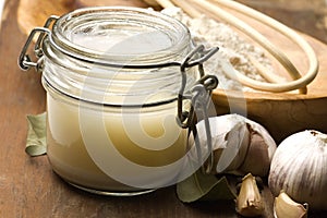 Sourdough - component of a traditional Polish soup