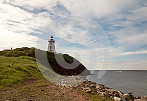 Souris Lighthouse, Prince Edward Island, Canada photo