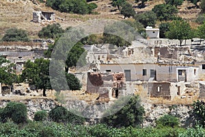 Souskiou abandoned village in Paphos District, Cyprus