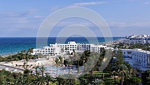 Sousse hotels on the beach, Tunisia