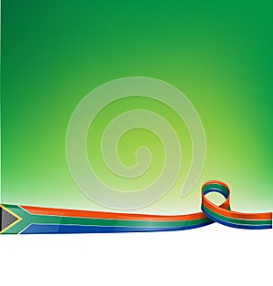 South africa background flag