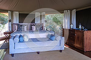 South Africa Kwazulu natal, luxury safari lodge in the bush