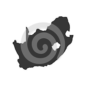 South Africa map outline