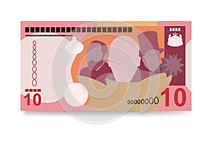 South Africa money set bundle banknotes.