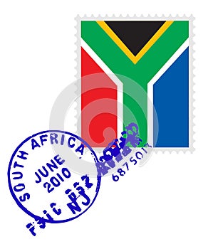 South africa stamp