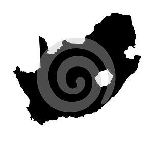 South Africa vector map