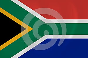 South Africa waving flag