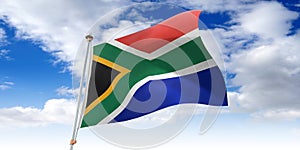 South Africa - waving flag - 3D illustration