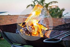 A South African braai barbecue