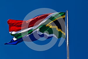 South African flag.