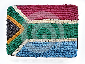 South African flag cake