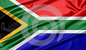 South African flag texture background
