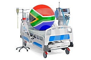 South African Healthcare, ICU in South Africa. 3D rendering