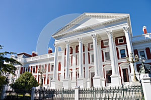 South African parliament buildings in Cape Town