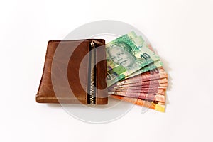 South African Rand in wallet