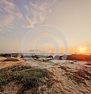 South African Sunset Sunrise sandy coast Cape Town South Africa