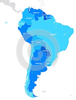 South America Map