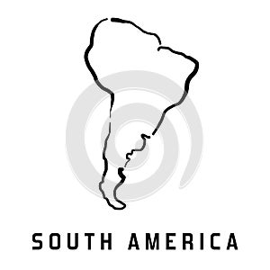 South America map